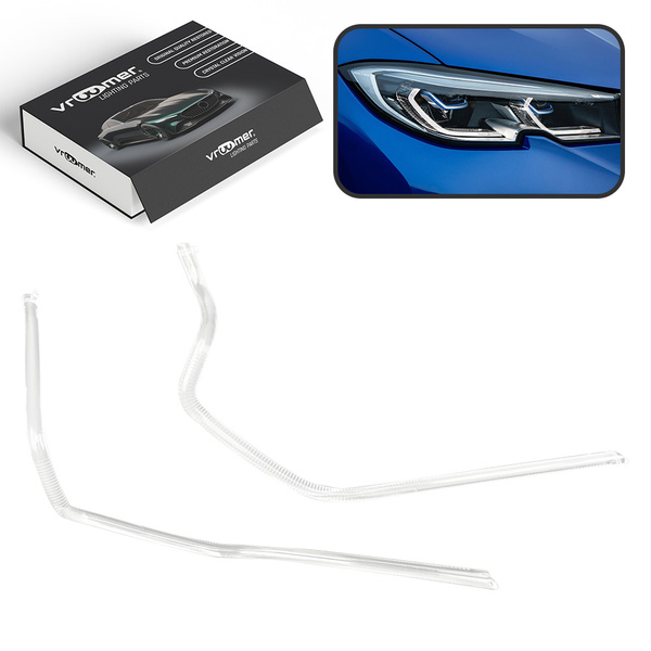 Prawy Światłowód DRL reflektora BMW serii 3 G20 G21 przed liftingiem (2018 - 2022) ADAPTIVE LED LASER
