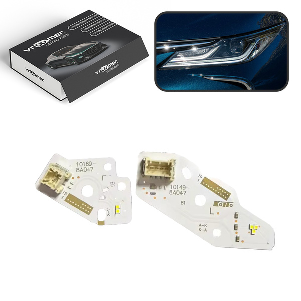 Lewy Moduł Płytka DRL reflektora Toyota Corolla XII (2018 - obecnie)