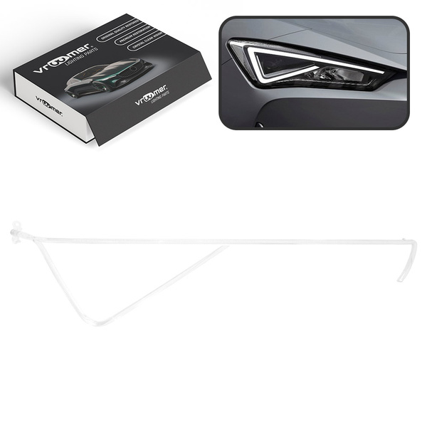 Prawy Światłowód DRL reflektora Seat Leon IV Mk4 KL1 KL8 przed liftingiem (2020 - 2024)