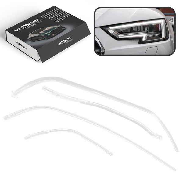 Lewy Światłowód DRL reflektora Audi A4 S4 RS4 B9 8W przed liftingiem (2015 - 2019) FULL LED