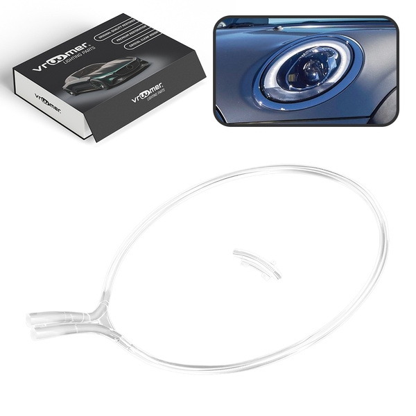 Lewy Światłowód DRL reflektora MINI Hatch Cooper Hardtop One F55 F56 F57 przed liftingiem (2013 - 2018)