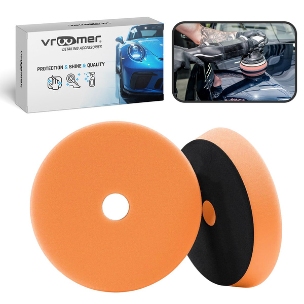 Gąbka polerska 5" średnio twarda pomarańczowa