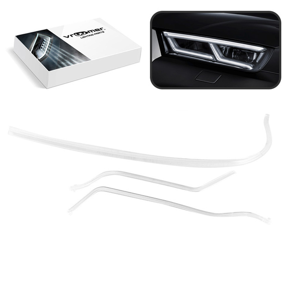 Lewy Światłowód DRL reflektora Audi Q5 SQ5 FY przed liftingiem (2018 - 2020) FULL LED