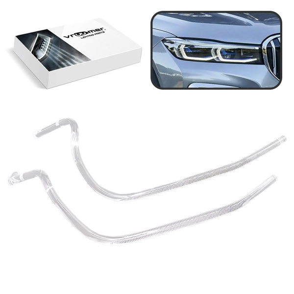 Prawy Światłowód DRL reflektora BMW serii 7 G11 G12 po liftingu (2019 - 2022)