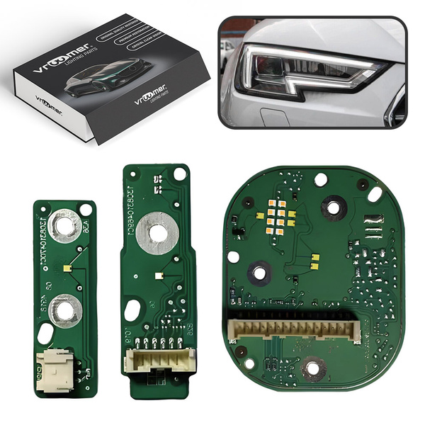 Prawy Moduł Płytka DRL reflektora Audi A4 S4 RS4 B9 8W przed liftingiem (2016 - 2020) FULL LED