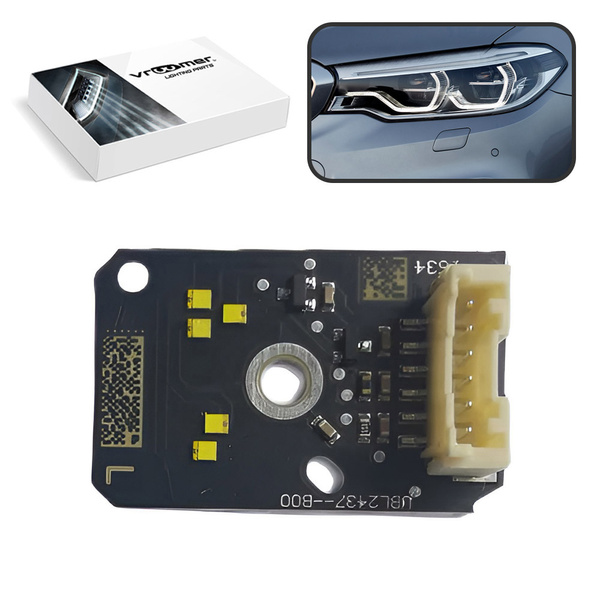 Lewy Moduł Płytka DRL reflektora BMW serii 5 M5 6 GT G30 G31 F90 G32 przed liftingiem (2016 - 2020) LED