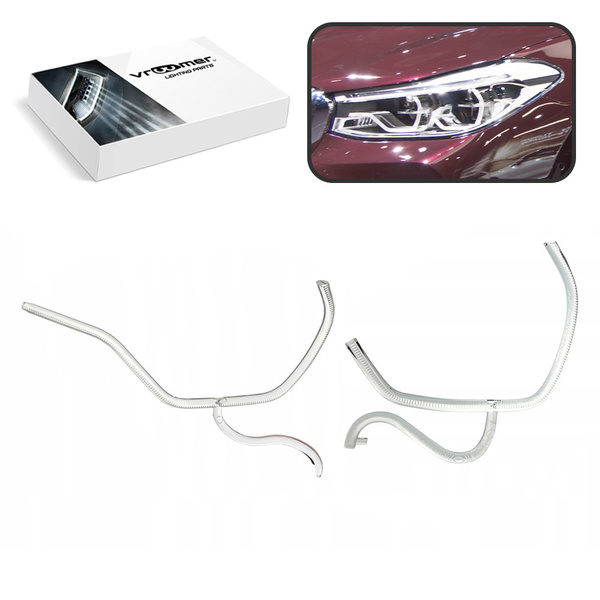 Lewy Światłowód DRL reflektora BMW serii 6 GT G32 przed liftingiem (2017 - 2020) ADAPTIVE LED