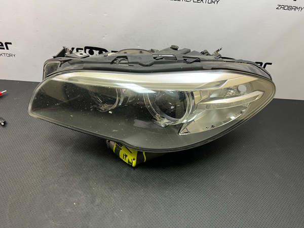 Lewy Reflektor Lampa BMW 5 F10 F11 Bi Xenon nie skrętny Po Liftingu