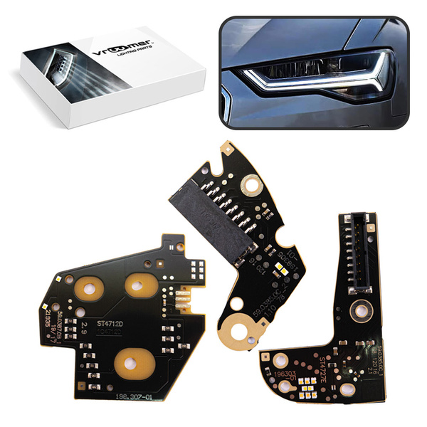 Lewy Moduł Płytka DRL reflektora Audi A6 S6 RS6 C7 4G po liftingu (2014 - 2018) FULL LED