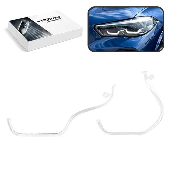 Lewy Światłowód DRL reflektora BMW X5 X6 G05 G06 F95 F96 przed liftingiem (2018 - 2023) FULL LED