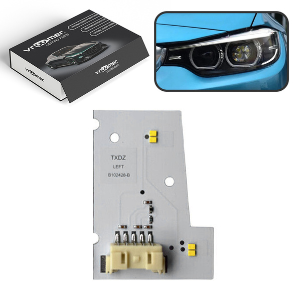 Lewy Moduł Płytka DRL reflektora BMW serii 4 M3 M4 F32 F33 F36 F80 F82 F83 po liftingu (2017 - 2020) FULL LED