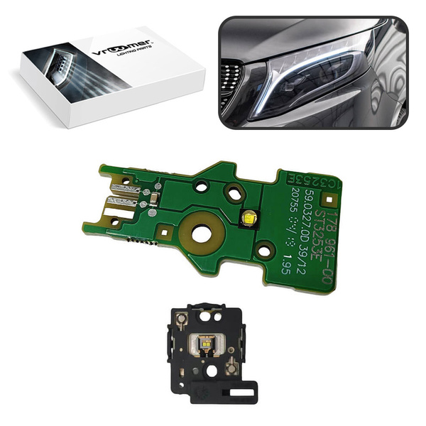 Lewy Moduł Płytka DRL reflektora Mercedes klasy V Vito W447 przed liftingiem (2014 - 2023)