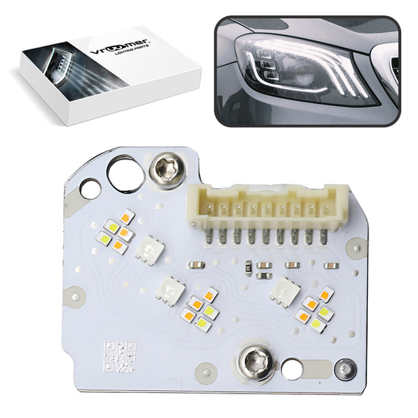 Prawy Moduł Płytka DRL reflektora Mercedes klasy S W222 po liftingu (2017 - 2020)