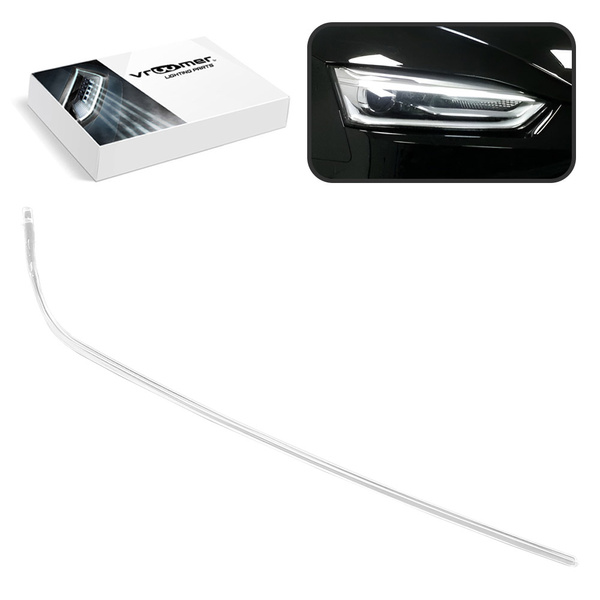 Prawy Światłowód DRL reflektora Audi A5 S5 RS5 F5 8W przed liftingiem (2016 - 2019) XENON