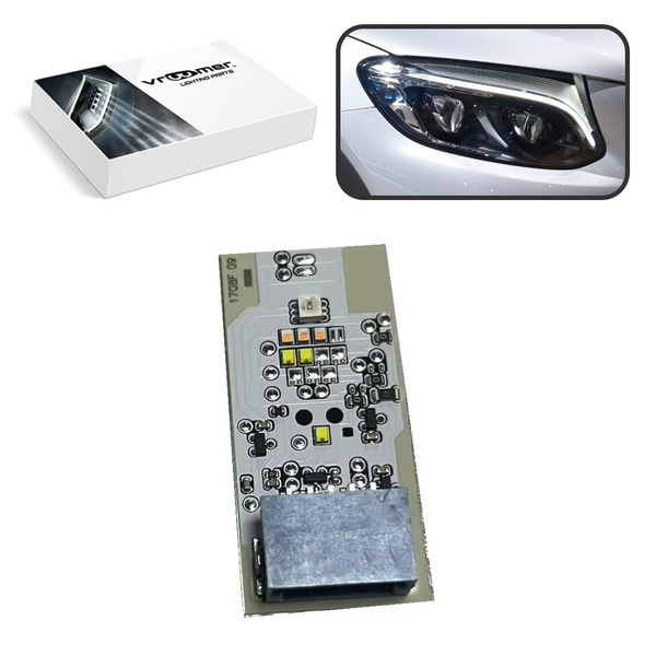 Moduł Płytka DRL reflektora Mercedes GLC C253 X253 przed liftingiem (2015 - 2019)