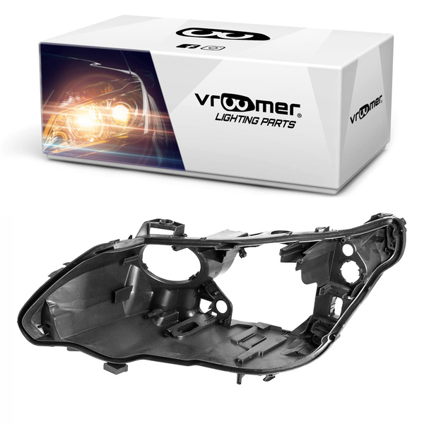 Lewa Obudowa reflektora BMW serii 5 E60 E61 przed liftingiem (2003 - 2007) XENON (nieskrętny)