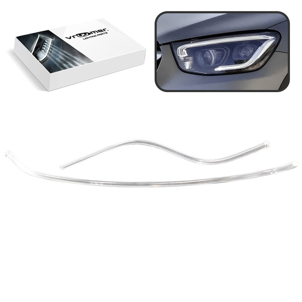 Lewy Światłowód DRL reflektora Mercedes GLC X253 C253 po liftingu (2019 - 2022) ILS