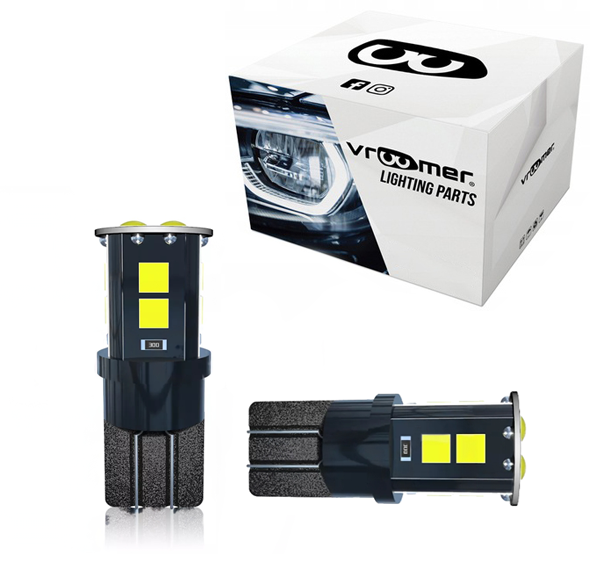 2x Żarówka W5W T10 12x3030W LED