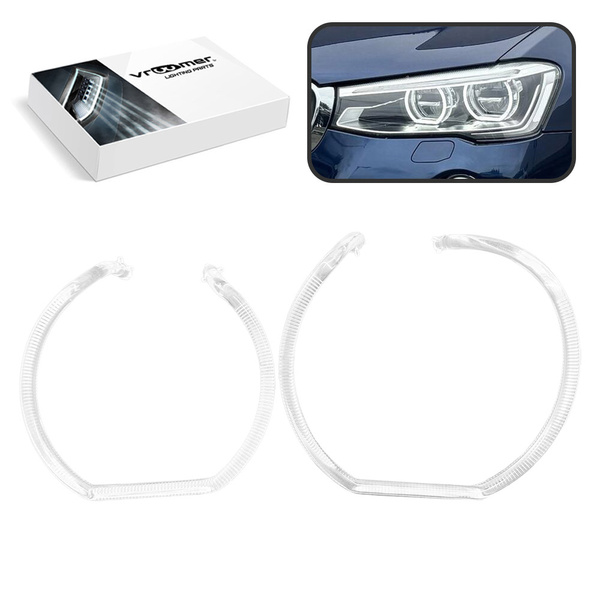 Lewy Światłowód DRL reflektora BMW X3 X4 F25 F26 po liftingu (2014 - 2017) ADAPTIVE LED