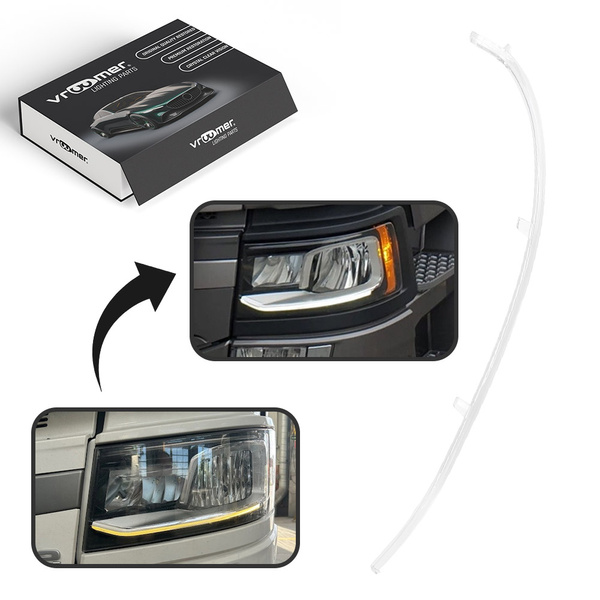 Lewy Światłowód DRL reflektora Scania PTR-Range New Generation (2016 - obecnie) FULL LED