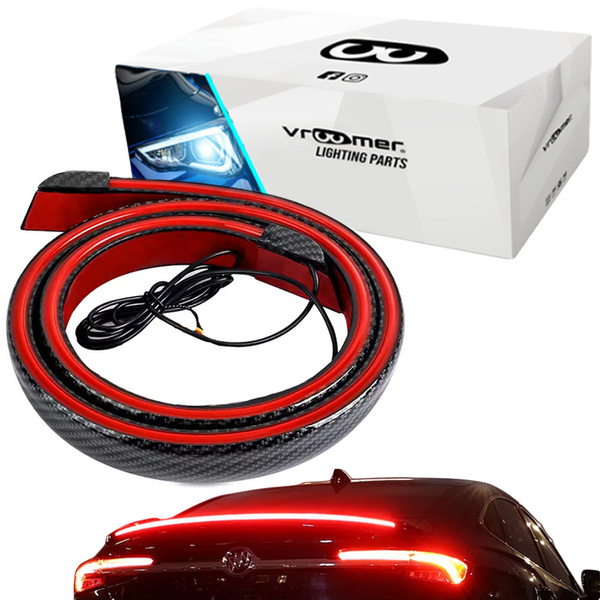 Spoiler LED Tylny Karbon Tuning 120cm Wodoodporny