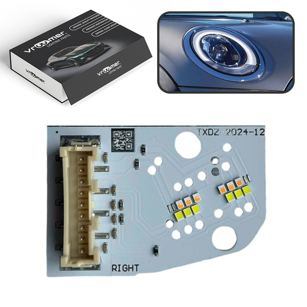 Prawy Moduł Płytka DRL reflektora MINI Hatch Cooper Hardtop One F55 F56 F57 przed liftingiem (2013 - 2018)