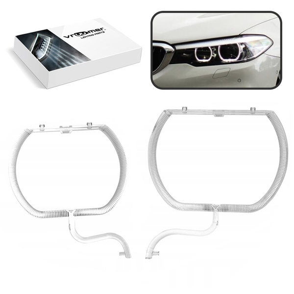 Lewy Światłowód DRL reflektora BMW serii 5 G30 G31 przed liftingiem (2016 - 2020) FULL LED