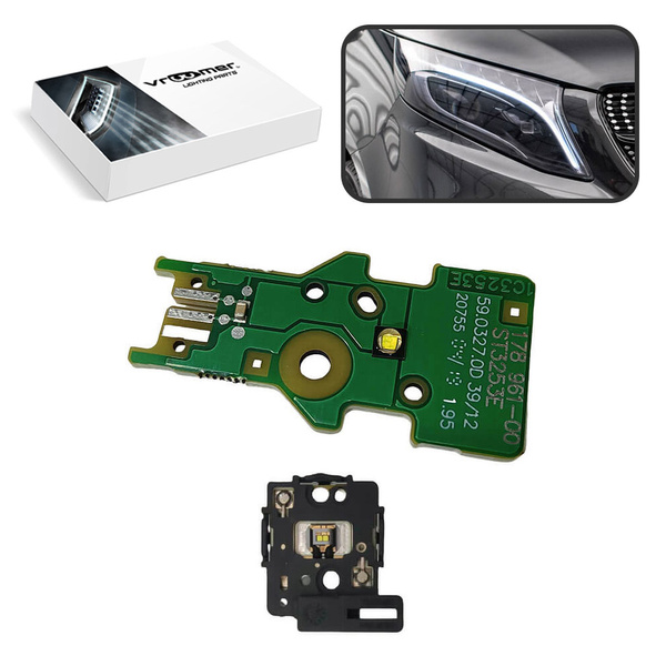 Prawy Moduł Płytka DRL reflektora Mercedes klasy V Vito W447 przed liftingiem (2014 - 2023)