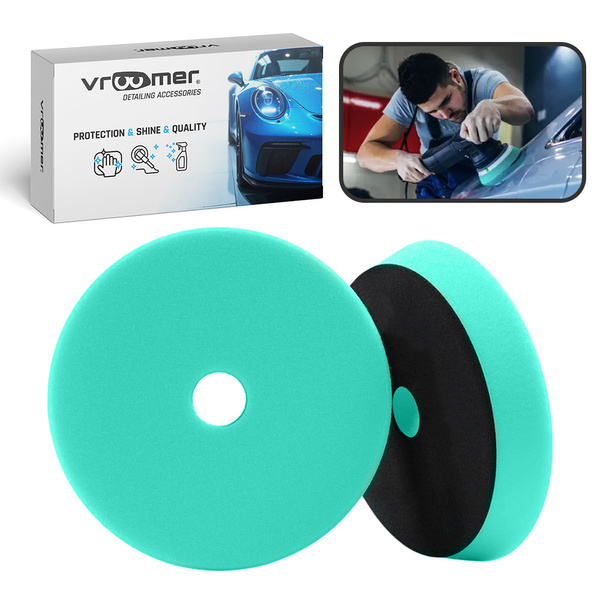 Gąbka polerska 5" twarda zielona