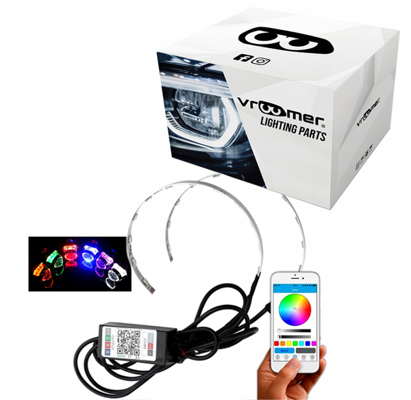 Podświetlenie Soczewki Ringi LED DRL Tuning Hella RY-DE04