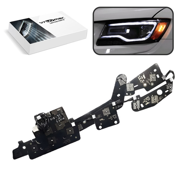 Lewy Moduł Płytka DRL reflektora Jeep Grand Cherokee WK2 po liftingu (2013 - 2021)