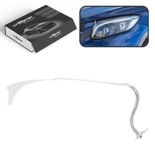 Listwa lewa Brewka świetlna LED Mercedes GLC X253 C253 przed liftingiem (2015 - 2019) BREWKA