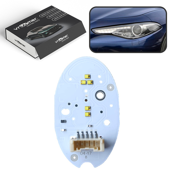 Moduł Płytka DRL reflektora Alfa Romeo Giulia Stelvio przed liftingiem (2015 - 2023) LED