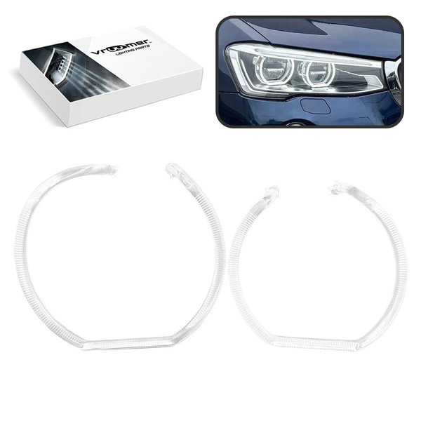 Prawy Światłowód DRL reflektora BMW X3 X4 F25 F26 po liftingu (2014 - 2017) ADAPTIVE LED