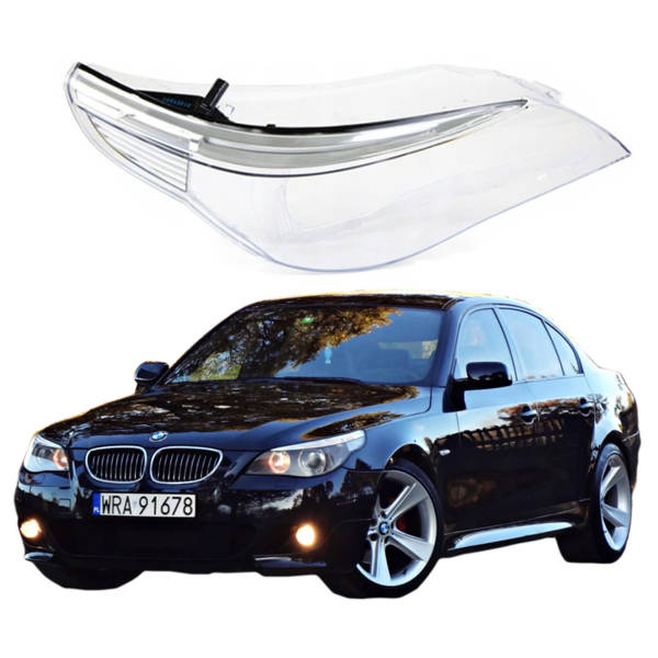 Klosz Szkło reflektora BMW 5 E60 E61 Prawy