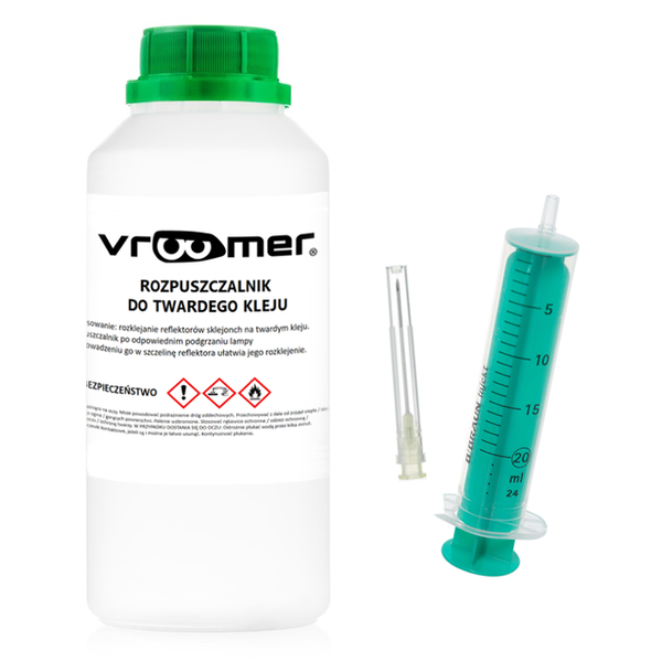 Zestaw Płyn Rozpuszczalnik do Twardego Kleju Uniwersalny 500 ml