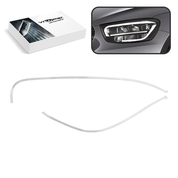 Lewy Światłowód DRL reflektora Mercedes GLC X253 C253 po liftingu (2019 - 2022) PERFORMANCE LED