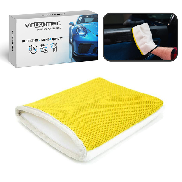 Rękawica do czyszczenia samochodu z warstwą ścierną