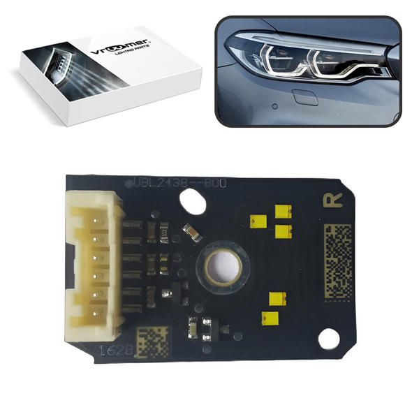 Prawy Moduł Płytka DRL reflektora BMW serii 5 M5 6 GT G30 G31 F90 G32 przed liftingiem (2016 - 2020) LED