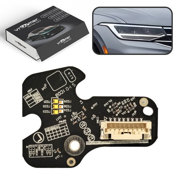 Prawy Moduł Płytka DRL reflektora Volkswagen Tiguan AD BW po liftingu (2020 - 2024) FULL LED