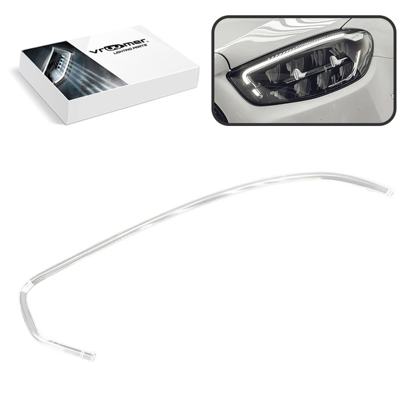 Lewy Światłowód DRL reflektora Mercedes klasy E W213 V213 S213 C238 A238 po liftingu (2020 - 2023) PERFORMANCE LED