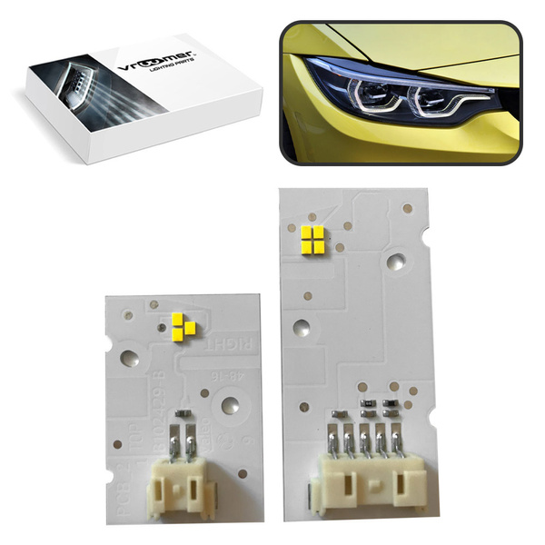 Prawy Moduł Płytka DRL reflektora BMW serii 4 M4 F32 F33 F36 F82 F83 po liftingu (2016 - 2020) ADAPTIVE LED