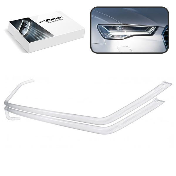 Prawy Światłowód DRL reflektora Audi A6 S6 RS6 C7 4G po liftingu (2014 - 2018) FULL LED