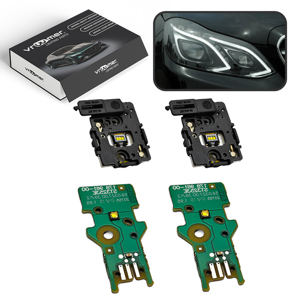 Prawy Moduł Płytka DRL reflektora Mercedes klasy E W212 po liftingu (2013 - 2016) ILS