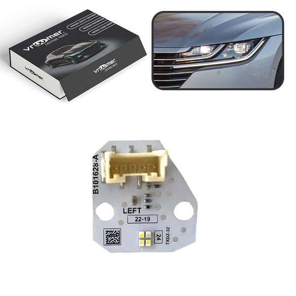 Lewy Moduł Płytka DRL reflektora Volkswagen Arteon 3H7 przed liftingiem (2017 - 2022)