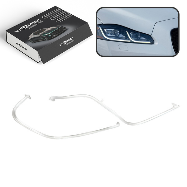 Prawy Światłowód DRL reflektora Jaguar XJ X351 po liftingu (2015 - 2019)