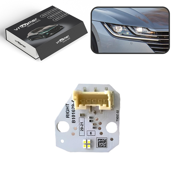 Prawy Moduł Płytka DRL reflektora Volkswagen Arteon 3H7 przed liftingiem (2017 - 2022)