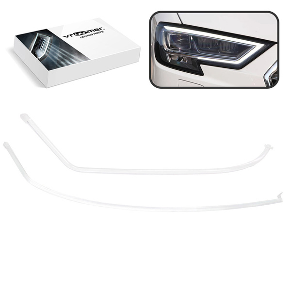 Prawy Światłowód DRL reflektora Audi A3 S3 RS3 8V po liftingu (2016 - 2020) FULL LED