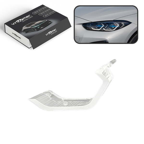 Lewy MAŁY Światłowód DRL reflektora BMW serii 4 M4 G22 G23 G82 przed liftingiem (2020 - 2024) LASER