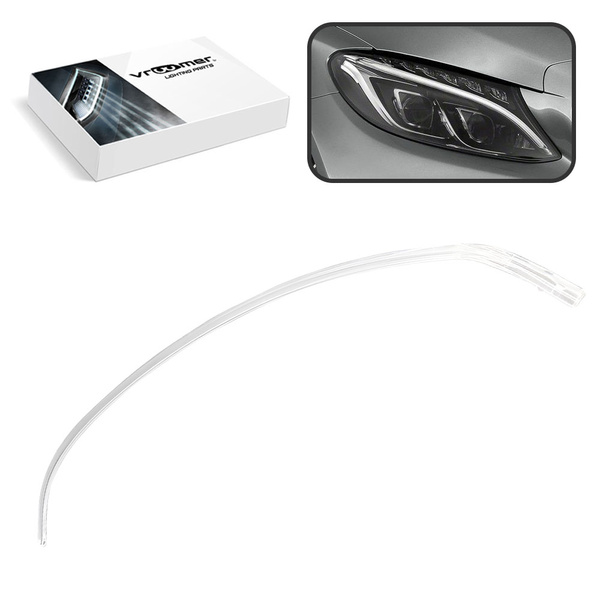 Prawy Światłowód DRL reflektora Mercedes klasy C W205 S205 C205 A205 przed liftingiem (2014 - 2018)